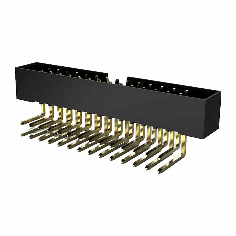 1,27 mm kastes galvenes dubultā rinda taisnā leņķa iemērkšana