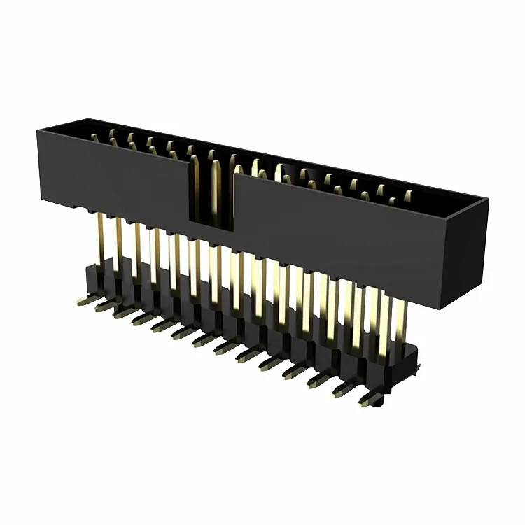 1,27 mm kastes galvenes dubultā rinda SMT