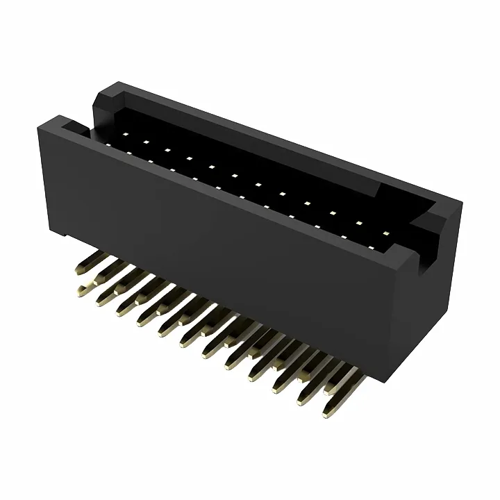 1,27 mm kastes galvenes vīriešu dubultā rindas taisna leņķis dip2