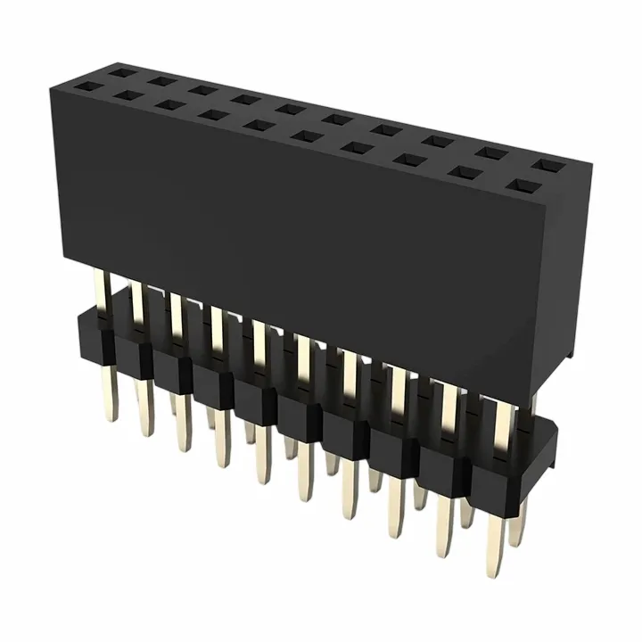 2,0 mm sieviešu galvenes dubultā rinda taisna pielāgota augstums