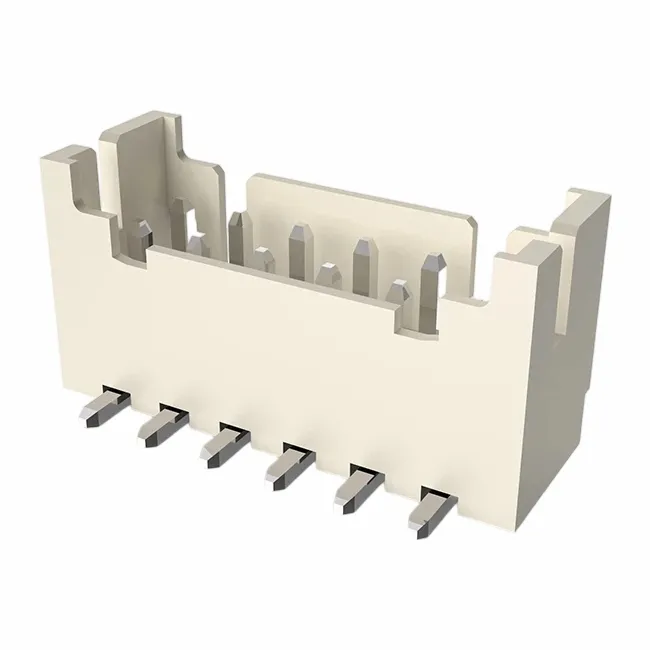 2,0 mm vafeļu vienas rindas sānu ieeja SMT H7mm