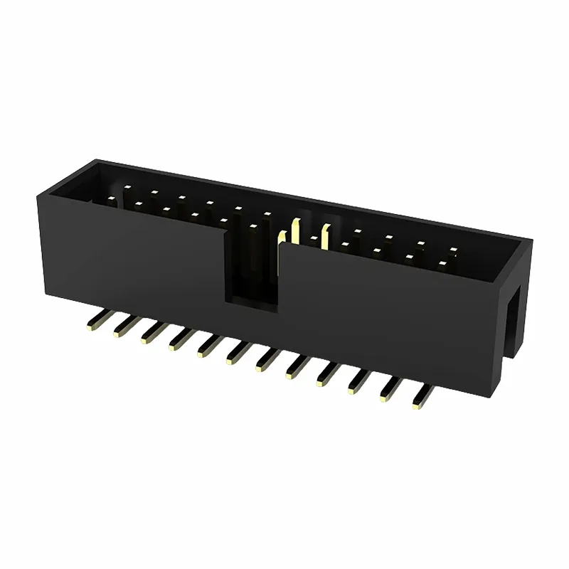 2,54 mm kastes galvenes dubultā rinda SMT