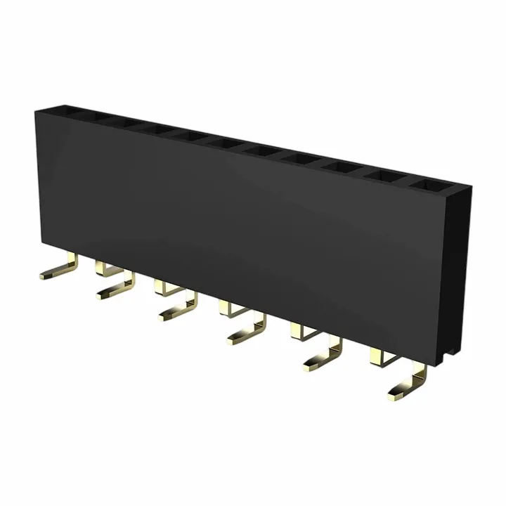 2,54 mm sieviešu galvenes vienas rindas smt y tips