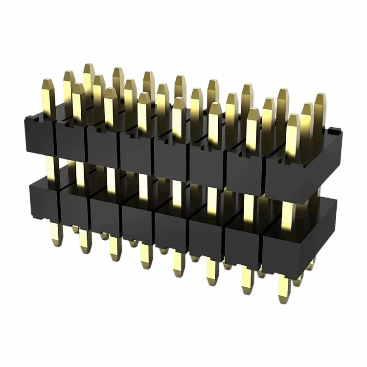 2,54 mm tapu galvenes tripple rinda taisna