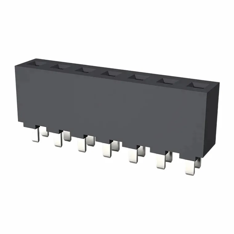 3,96 mm ligzdas viena rinda taisna